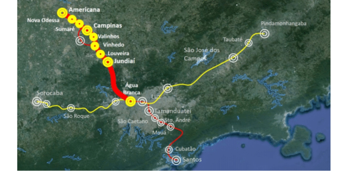 Planos para o Trem Intercidades (Foto: Reprodução/ViaTrolebus)