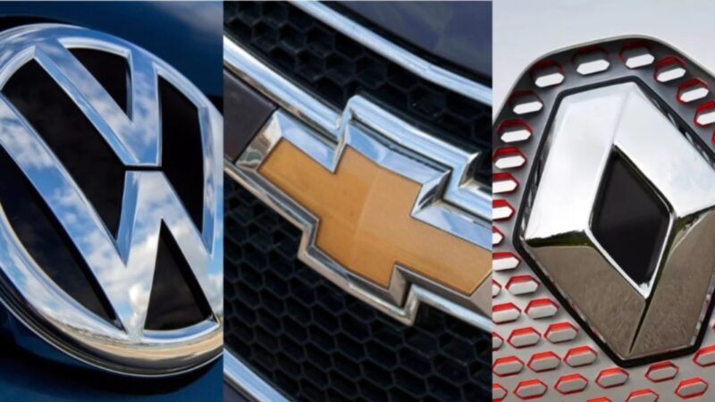 Volkswagen, Chevrolet y Renault se extinguieron en Brasil (Imagen: Reproducción/Internet)