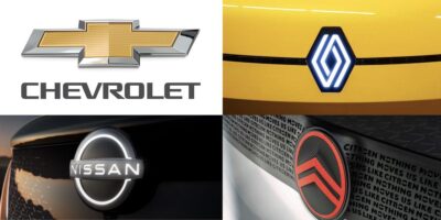 Chevrolet, Renault, Nissan e Citroën (Reprodução/Montagem TV Foco)