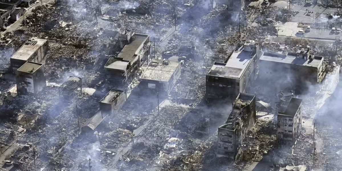 Fotos após o terremoto do Japão (Reprodução/Internet)