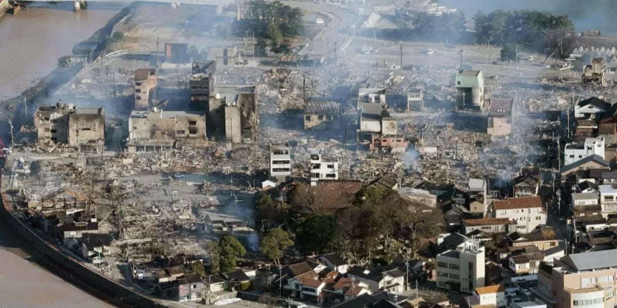 Fotos após o terremoto do Japão (Reprodução/Internet)