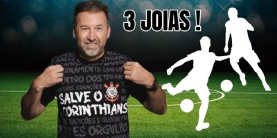 Augusto arma 3 joias ao Corinthians (Reprodução/Montagem TV Foco)