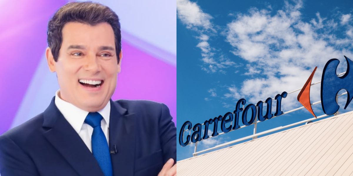 Celso Portiolli tem rede de mercados rival do Carrefour (Reprodução/Montagem TV Foco)