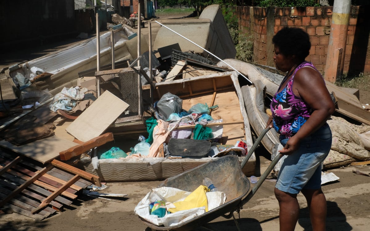 Moradores da região Fluminense, do Rio de Janeiro, tem sofrido com as calamidades causadas por tempestades (Foto Reprodução/O DIA)