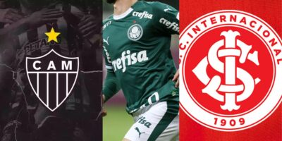 Atlético Mineiro, Hyoran no Palmeiras e Internacional (Reprodução - Internet)