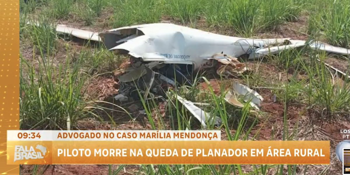 Queda de avião (Foto: Reprodução / Fala Brasil da Record)