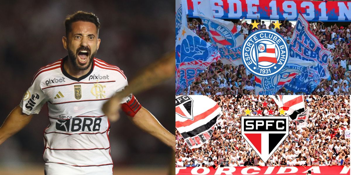 Ceni e Bahia imparáveis: Novo milionário arranca estrela das mãos do SP pra jogar com Everton Ribeiro em 2024- (Montagem Tv Foco)