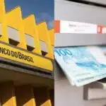 Banco do Brasil e pessoa retirando dinheiro em caixa eletrônico (Fotos: Reproduções / Internet)