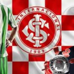 Bandeira do Internacional, do Corinthians e Augusto Melo - Foto Reprodução Internet