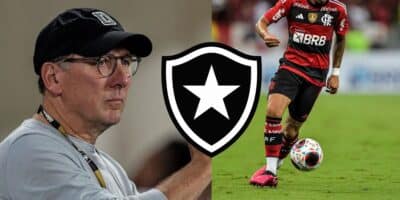 Chapéu histórico no Corinthians e no Fla: Botafogo chega para fechar com o jogador mais cobiçado do mercado - Montagem Tv Foco