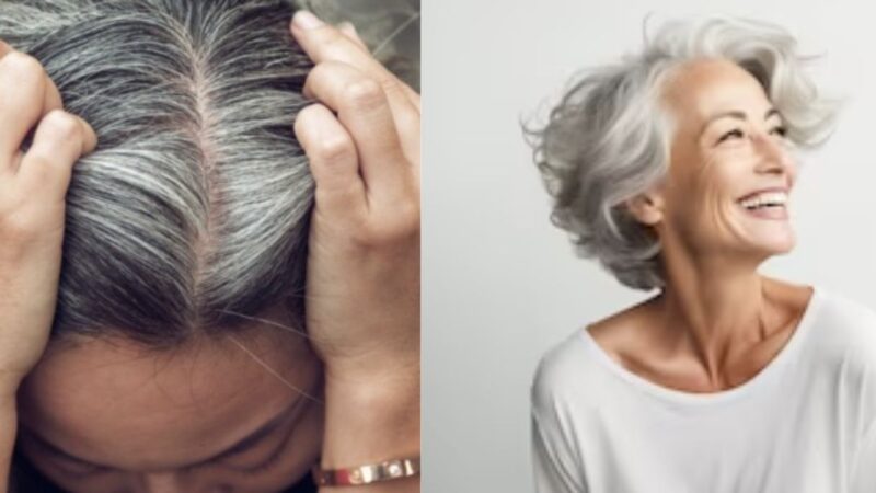 White hair and happy old woman (Photo: Copy/Internet/Freepik)