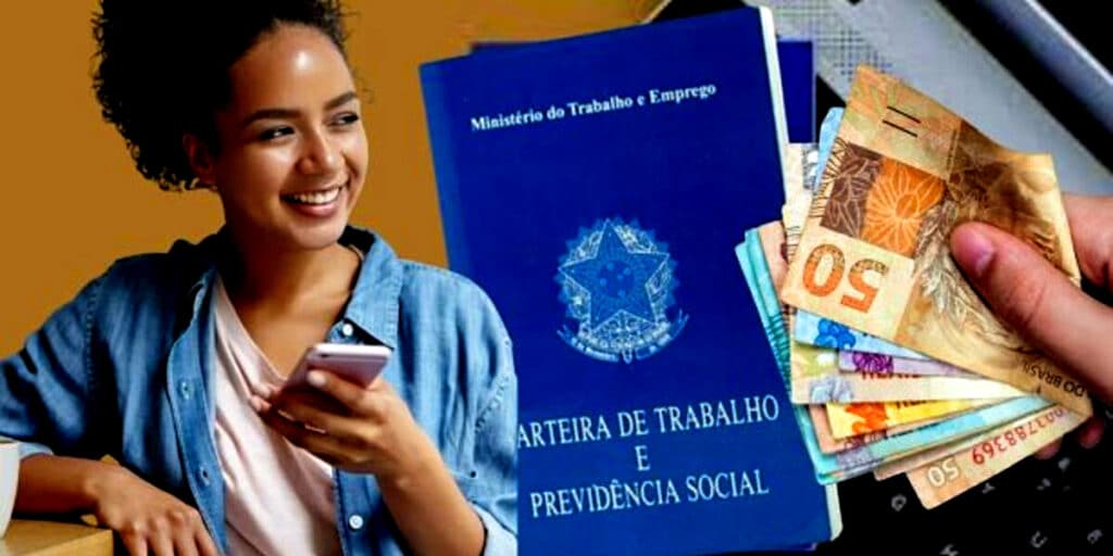 Trabalhadores CLTs recebem salário mínimo acima da média (Foto Reprodução/Montagem/Lennita/Tv Foco/Canva)