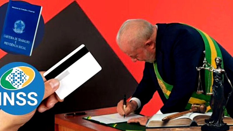 El Presidente Lula firma una nueva ley de tarjetas de crédito que constituye una victoria para jubilados y trabajadores (Reproducción Foto/Montagem/Tv Foco)
