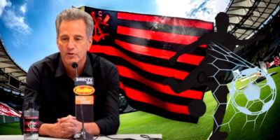 Landim se arma para trazer mais um reforço em 2024 ao Flamengo (Foto Reprodução/Montagem/Lennita/Tv Foco)