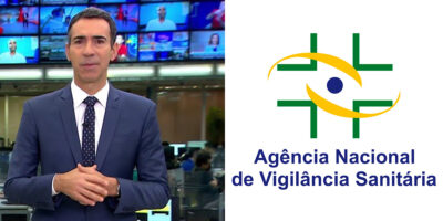 Cesar Tralli no Jornal Hoje e Anvisa (Foto: Reprodução, Globo)