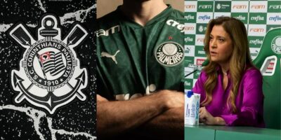 Corinthians, Leila Pereira e Palmeiras (Reprodução - Internet)