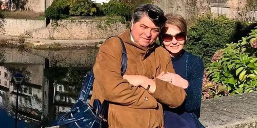 Matilde Foresto e seu marido- Foto Internet