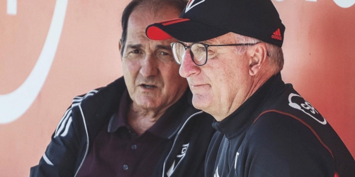 Dorival Júnior e Muricy no São Paulo (Foto: Reprodução/ Internet)