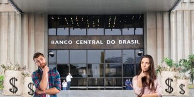 Fachada do Banco central e pessoas com duvida - Foto Reprodução Internet