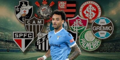 Imagem do post Vai ser titular e jogar com a 10: Felipe Anderson esnoba Santos e está prestes a assinar com grande rival