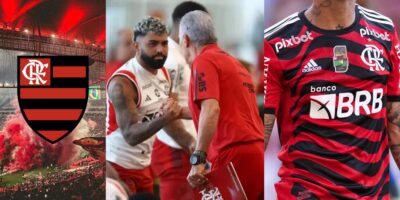 R$68 milhões: Flamengo apela pra segurar Gabigol mas o maior queridinho de Tite tem adeus selado em 2024 - Montagem Tv Foco