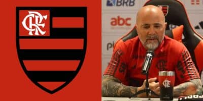 Flamengo e Sampaoli - (Reprodução Internet)