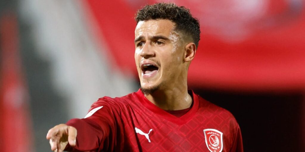 Volta triunfal de Philippe Coutinho traz gol de empate (Foto: Divulgação/Al Duhail) 