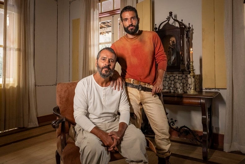 Marcos Palmeira y Humberto Carrao interpretan a José Inocencio en el remake de Renascer (Foto: Reproducción/Globo)