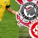 Leandro Damião na seleção brasileira, Corinthians, Santos, Internacional e Ligga Arena do Athletico Paranaense (reprodução - IN