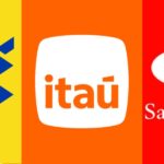 Logo Banco do Brasil / logo Itaú / Logo Santander  - Montagem TVFOCO