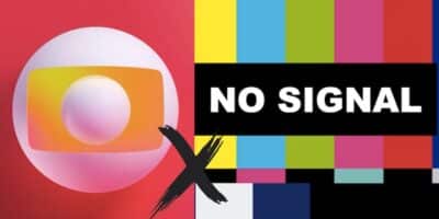 Logo da Globo e canal sem sinal (Fotos: Reproduções / GloboPlay / Freepik)