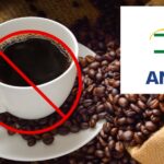 Logo da Anvisa e café proibido - Foto Reprodução Internet