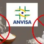 Logo da Anvisa, sal e farinha proibidos - Foto Reprodução Internet