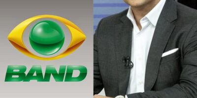 Logo da Band / Joel Datena  - Montagem TVFOCO