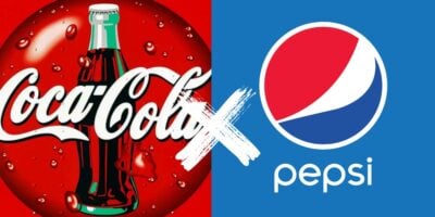 Logo da Coca-Cola / Logo da Pepsi - Montagem TVFOCO
