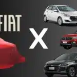 Logo da Fiat, T-cross, Onix e HB20- Foto Reprodução Internet