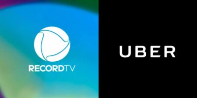 Logo da Record / Logo Uber - Montagem TVFOCO