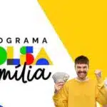 Logo do Bolsa Família e pessoas felizes - Foto Reprodução Internet