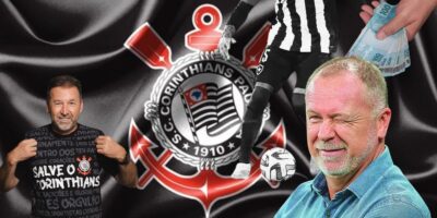 Logo do Corinthians, Augusto e Mano Menezes - Foto Reprodução Internet