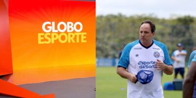 Imagem do post “Foram 3 meses”: Globo Esporte é paralisado com notícia de Rogério Ceni no Bahia e crava desfecho em 2024