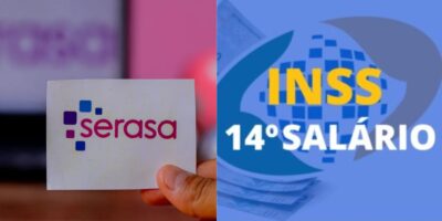 Logo do INSS / 14º salário - Montagem TVFOCO