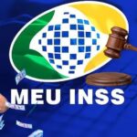 Logo do INSS e idoso com dinheiro - Foto Reprodução Internet