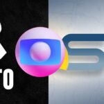 Luto, logo da Globo e logo do Bom dia SP - Foto Reprodução Internet