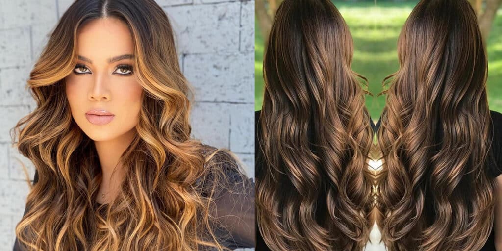 Mechas californianas e Castanho amêndoa (Foto: Reprodução, Blog Abeleza)