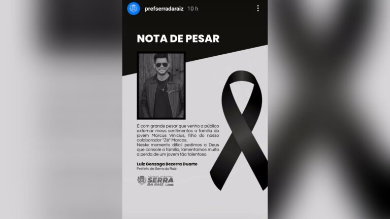 Notas emitidas pela Prefeitura de Serra da Raiz - Foto Reprodução Instagram