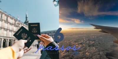 Passaporte em 6 passos e viagem - (Reprodução Internet)