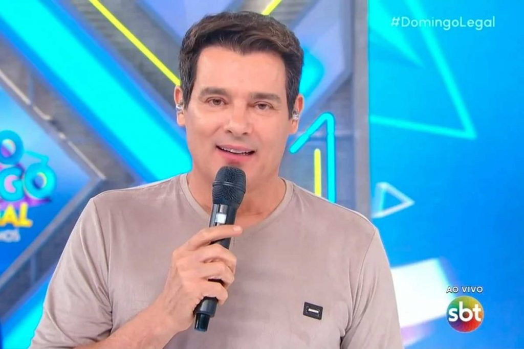 Celso Portiolli já caiu no choro no SBT (Foto: Reprodução/ Internet)