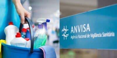 Produtos de limpeza / Anvisa - Montagem TVFOCO