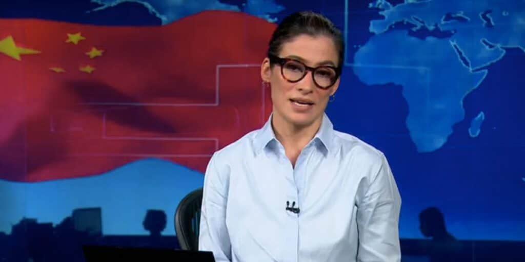 Renata Vasconcellos no Jornal Nacional (Foto: Reprodução / Globo)