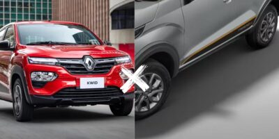 Renault Kwid acaba de ser destronado por rival - Montagem TVFOCO